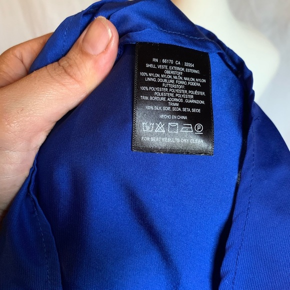 Moulinette Soeurs Black Lace Blue Dress Prom Wedding Guest Whimsigoth Size 0 - Picture 9 of 13